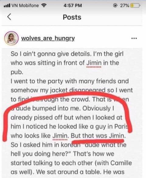 Cô gái uống rượu tại quán pub đưa loạt bằng chứng xác nhận Jimin (BTS) chính là người thân mật cùng gái lạ-4