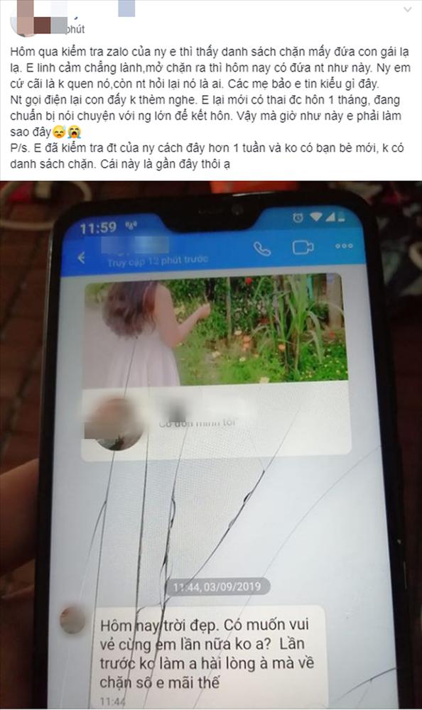 Mở danh sách chặn trong zalo của bạn trai, cô gái khóc hết nước mắt khi thấy những tin nhắn lạ, nội dung tế nhị-1