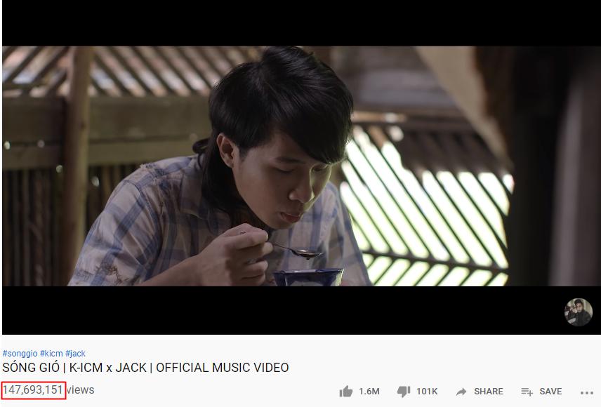 Tai tiếng bủa vây nhưng lượt xem Sóng Gió của Jack và K-ICM đã vượt mặt Hãy Trao Cho Anh trên trận địa Youtube-1