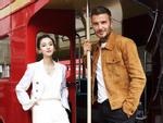 Angelababy sánh đôi bên David Beckham