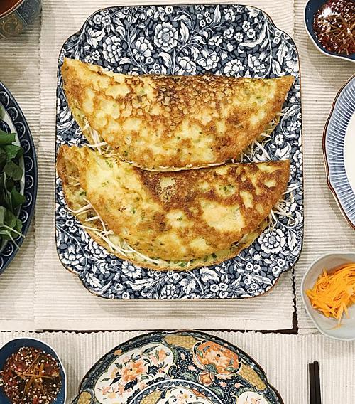 Sang chảnh là thế nhưng mâm cơm gia đình của Tăng Thanh Hà lại giản dị vô cùng-8