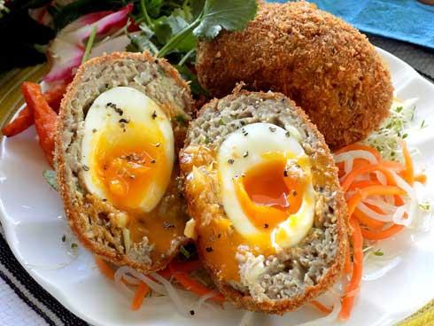 Chiêu đãi cả nhà thịt bọc trứng chiên xù lạ miệng cực ngon