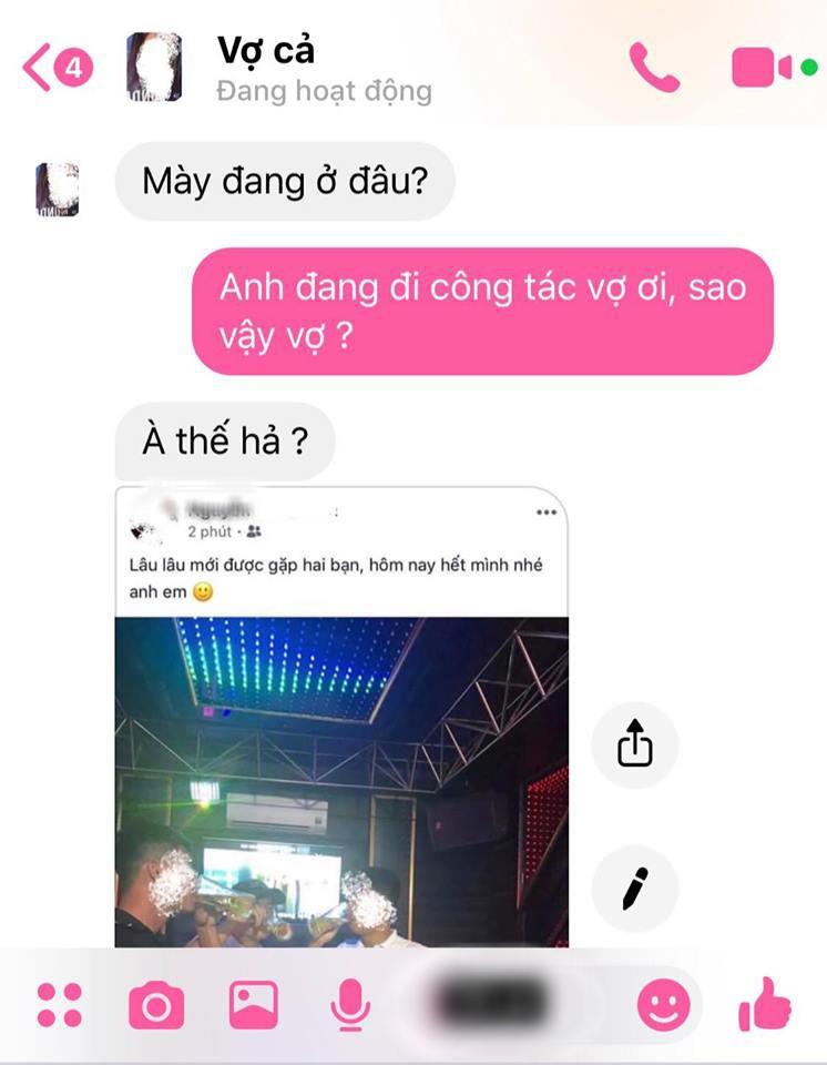 Đi hát karaoke mà bày đặt nói đi công tác với anh em, anh chồng bị vợ phát hiện đi tay vịn chỉ vì 1 thứ trên bàn-2