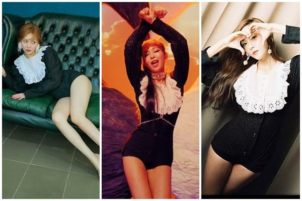 Jennie BlackPink - HyunA - Jessica đụng hàng jumpsuit: Fan phản ứng cực gắt xem ai mặc đẹp hơn-11
