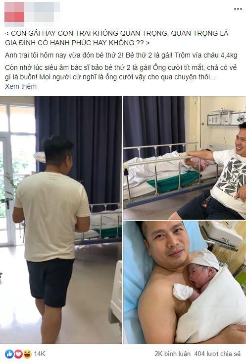 Là con trai trưởng nhưng vợ chỉ sinh 2 con gái, anh chồng nói 1 câu làm cả mạng xã hội dậy sóng-1