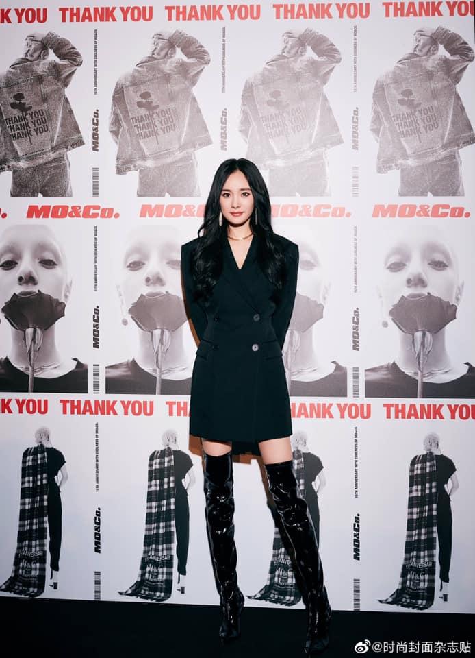 Thời trang hở trên ngắn dưới gây ngỡ ngàng của Dương Mịch sau khi ly hôn Lưu Khải Uy-4