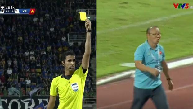 Ở ngoài đường biên, HLV Park Hang Seo bất ngờ nhận thẻ vàng vì lý do đặc biệt-2