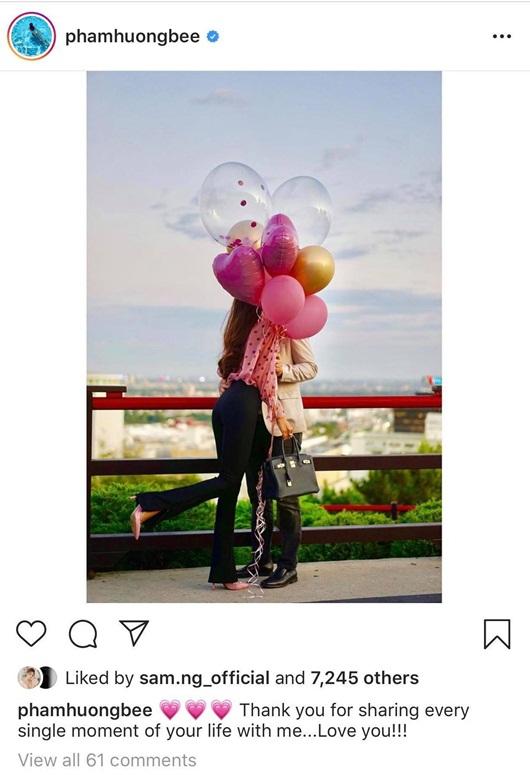 Vừa công khai ảnh khóa môi bạn trai, Phạm Hương lại khoe được tặng nhẫn kim cương tiền tỉ-4