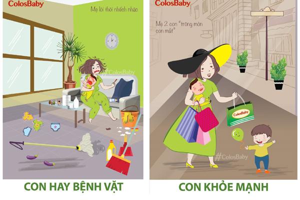 Bộ ảnh ‘con ốm-con khỏe’ khiến mẹ Việt nào cũng phải gật gù-2