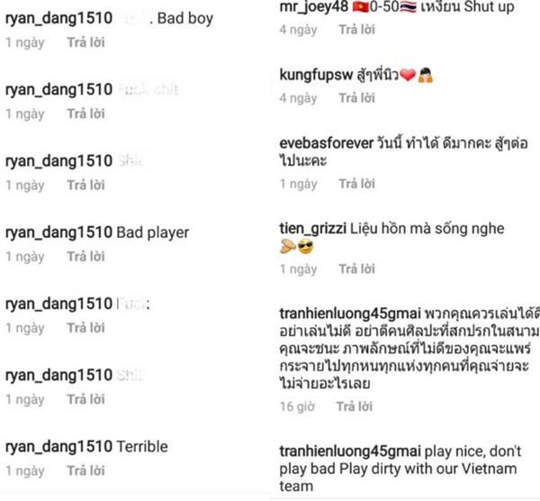 Trang cá nhân của cầu thủ Thái đá thô bạo với Hải Quế bị tấn công-3
