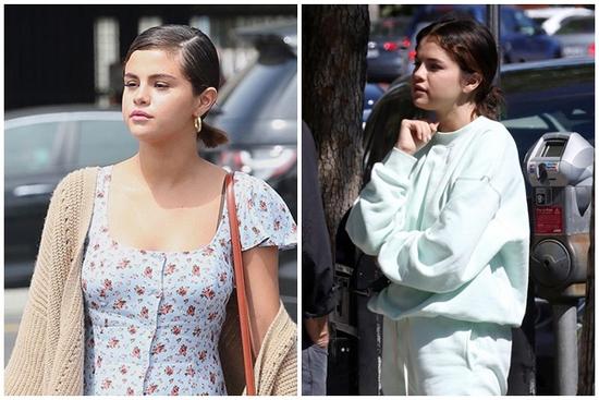Selena Gomez thả rông, không make up ra đường vẫn được khen