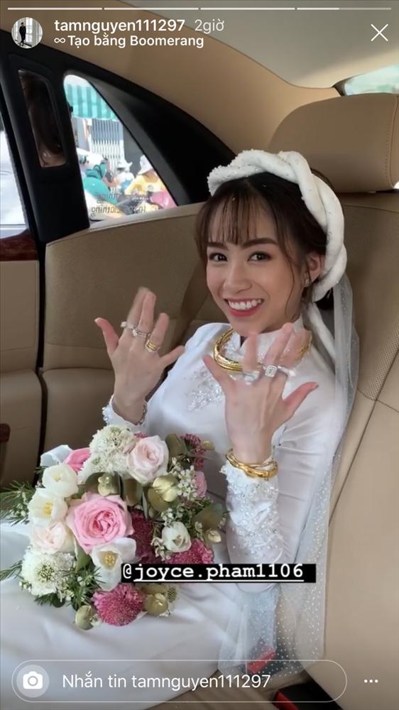 Con gái Minh Nhựa khoe đám cưới khủng: Được 15 siêu xe gần 100 tỷ hộ tống, kim cương phủ đầy tay-4