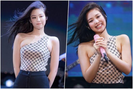 Jennie tăng cân, lộ vùng nách ngấn mỡ