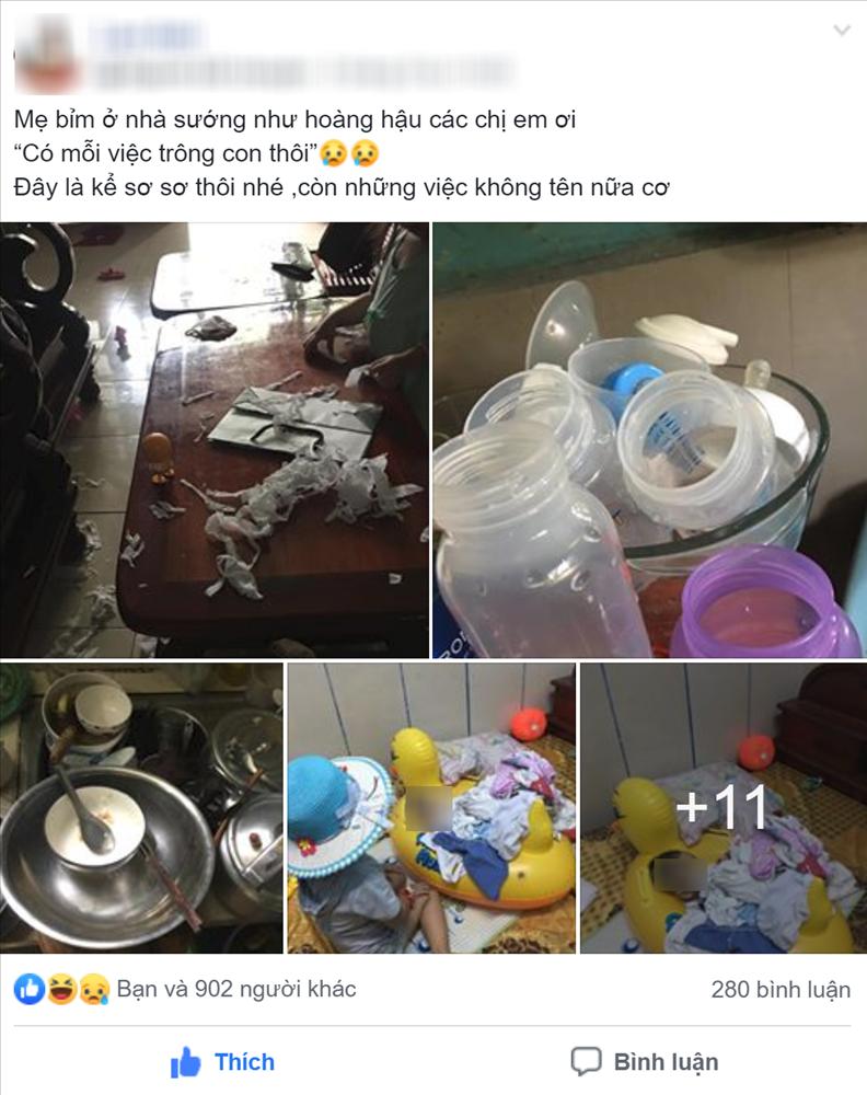 Chồng ám chỉ vợ có mỗi việc trông con cũng không xong, chị vợ gửi một bức ảnh làm chồng xanh mặt, chị em hả hê-1