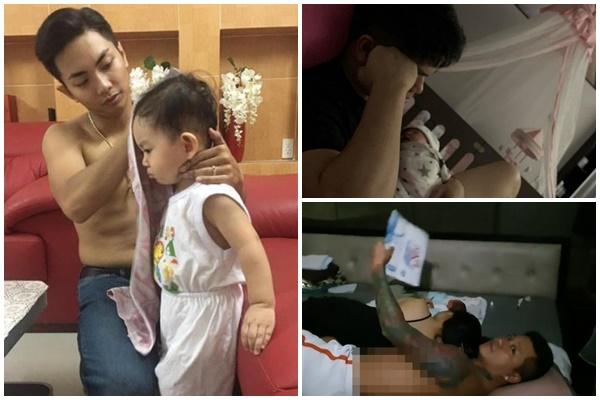 Hẹn nhau đi uống nước, 2 ông bố cùng phải ôm con cho vợ đi chơi - bức ảnh gây sốt ngày cuối tuần-3