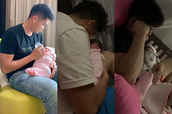 Diễn viên Lê Phương khoe gương mặt đáng yêu như thiên thần của con gái mới sinh-6