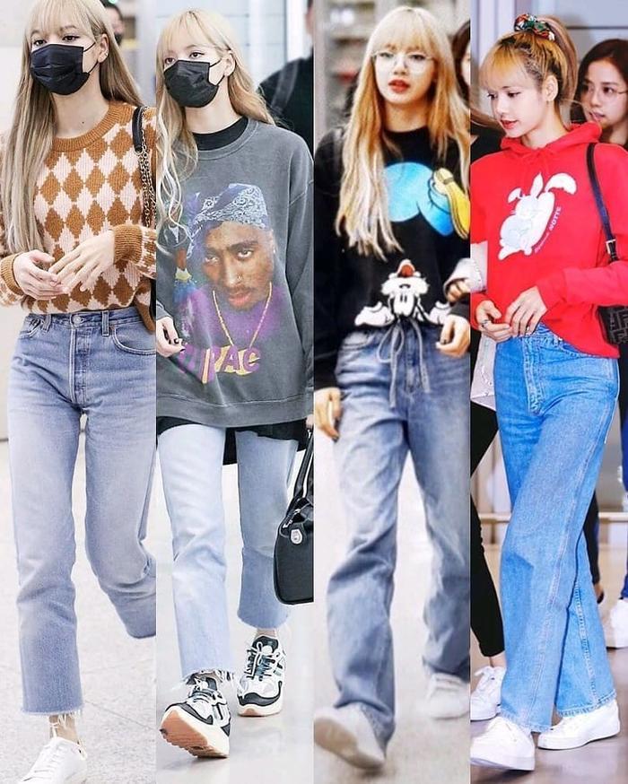 Blackpink Jisoo xinh đẹp tỏa sáng ở sân bay, nhưng gu thời trang lại bị chê già chát-6