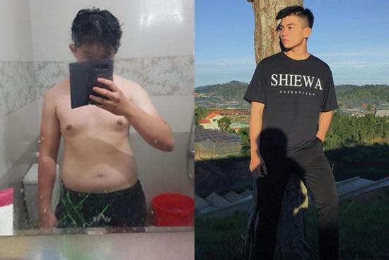 Chàng trai giảm 20kg, sở hữu cơ bụng 6 múi sau khi bị crush chê