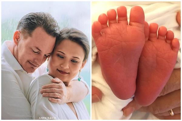 Ngắm quý tử sơ sinh đáng yêu của chồng cũ Hồng Nhung và vợ mới-5