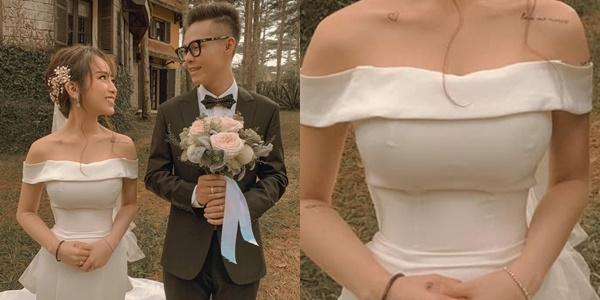 Khoe ảnh sau đám cưới, ái nữ nhà Minh Nhựa làm ai cũng tưởng đang thả rông vòng một-3