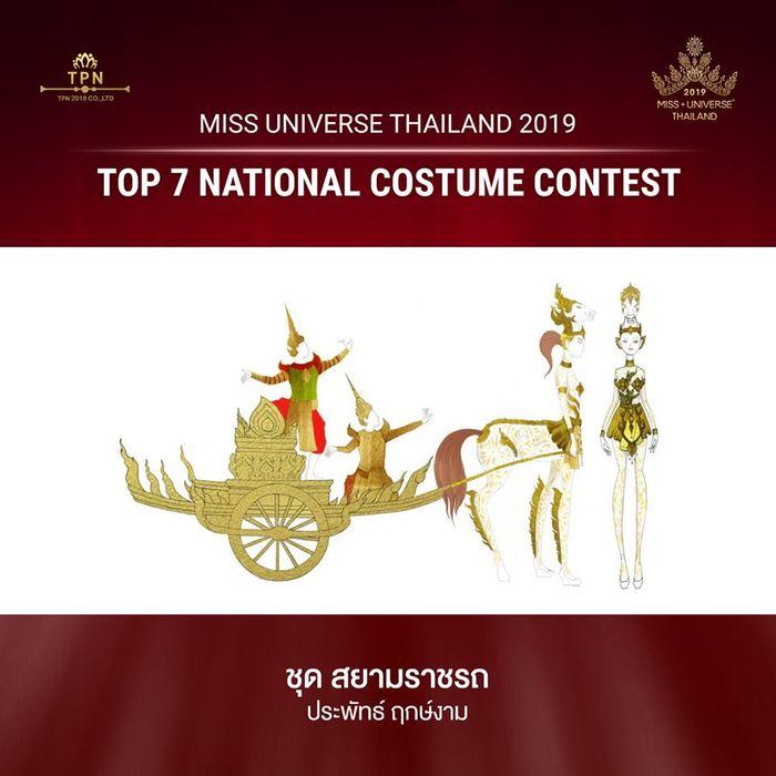 Lộ diện trang phục dân tộc của hoa hậu Thái Lan ở Miss Universe 2019, tên gọi có 1-0-2-5