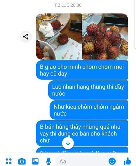 Mua thùng chôm chôm 10 quả hỏng 9, khách hàng bức xúc nói cửa hàng nhưng phản ứng của nhân viên làm nhiều&nbsp;người bức xúc-4