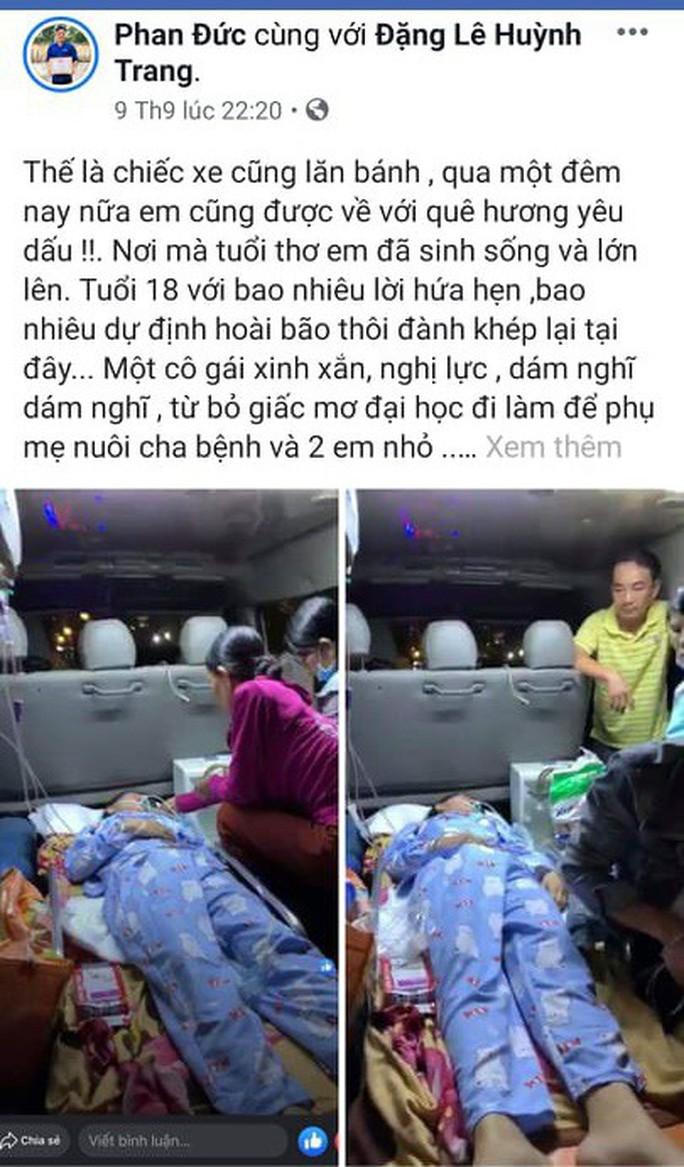 Bệnh viện trả về, cô gái trẻ ở Quảng Nam bất ngờ hồi tỉnh-4