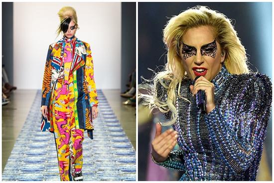 Lady Gaga mặc đồ style Trung Quốc, xuất hiện trên sàn catwalk?