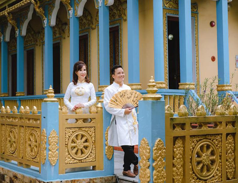 Hé lộ hình ảnh cô dâu 62 ở Cao Bằng trong bữa tiệc rình rang kỉ niệm 1 năm ngày cưới chồng 27 tuổi-3