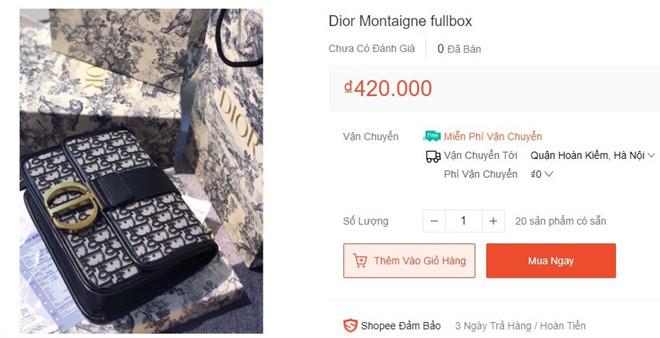 Các shop online thi nhau bán túi Dior 400.000 đồng giống của Sĩ Thanh-1