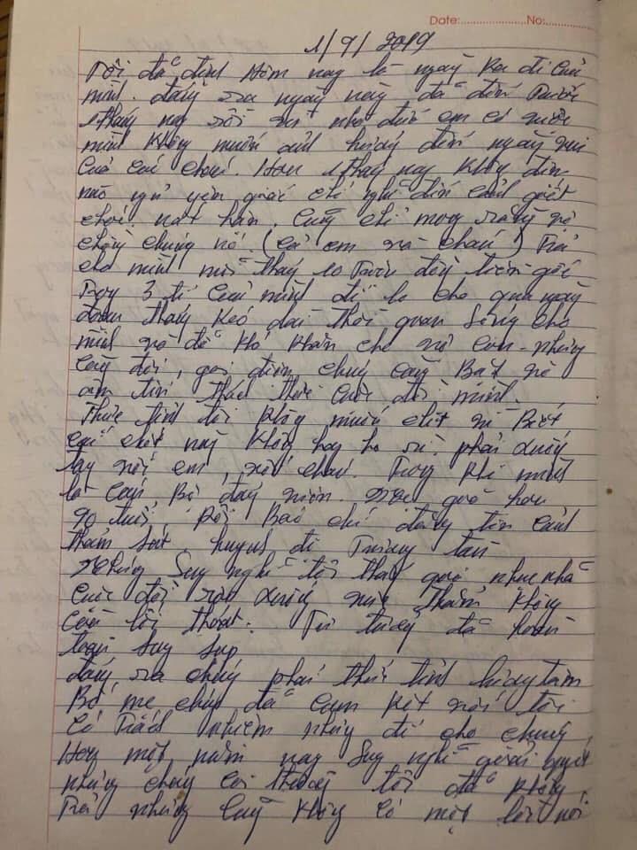 Xôn xao lá thư đối tượng ở Thái Nguyên để lại trước khi giết em gái: Bị cướp hết tiền dành dụm 45 năm-4
