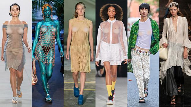 Bella Hadid mặc áo lưới lộ toàn bộ ngực, ủng hộ trào lưu thả rông-3