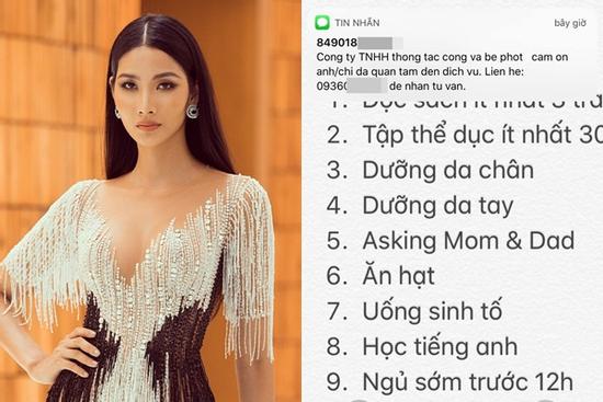 Đang luyện thi Miss Universe 2019 căng như dây đàn, Hoàng Thùy uất hận vì công ty thông tắc bể phốt nhắn tin