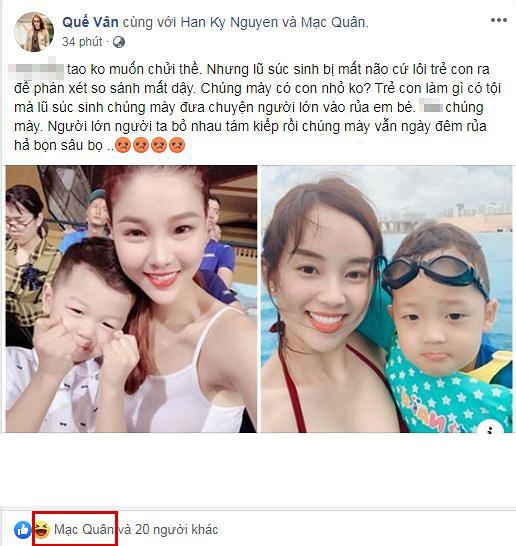 Dân mạng so sánh con trai Kỳ Hân với con trai Ly Kute, Quế Vân chửi thẳng: Lũ súc sinh mất não-3