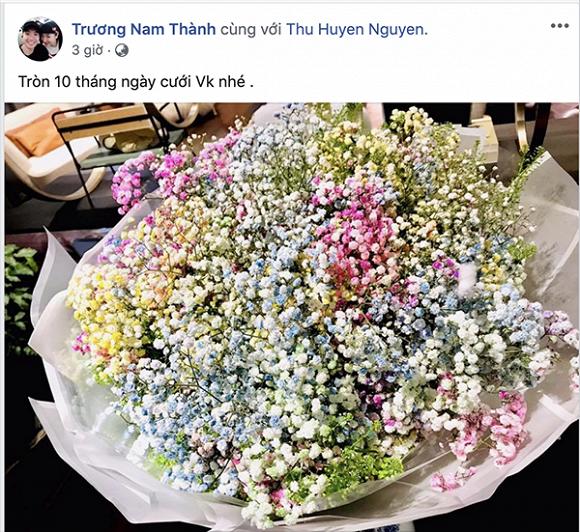 Sau 10 tháng kết hôn, Trương Nam Thành vẫn làm điều giản dị nhưng ý nghĩa này dành cho vợ doanh nhân-2