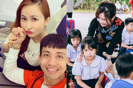 Sau loạt thị phi, vợ hai Minh Nhựa ghi điểm khi cùng ông xã thực hiện hành động đẹp