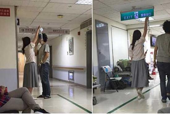 Cô gái làm giá đỡ truyền dịch di động cho bạn trai, dân mạng tấm tắc khen 'xứng đáng yêu cả đời'