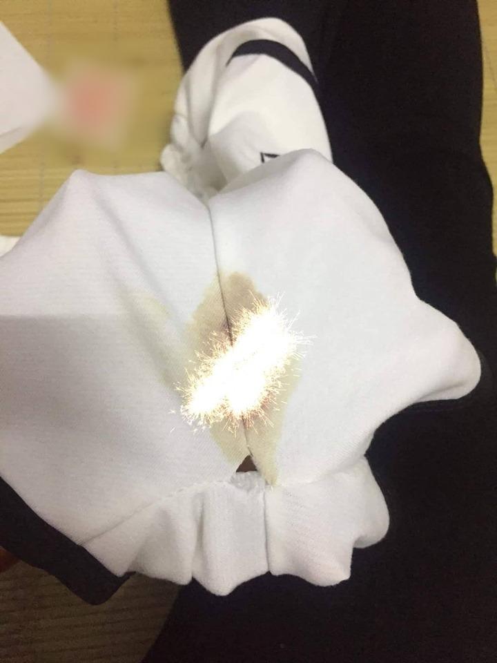 Thấy thanh lý, cô gái mua hàng online nhận ngay chiếc quần đùi vừa rách lại còn dính máu-4