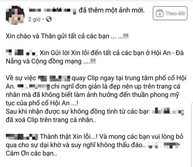 Cô gái bán khỏa thân quay clip phản cảm và chủ quán cà phê ở phố cổ Hội An lên tiếng xin lỗi-1