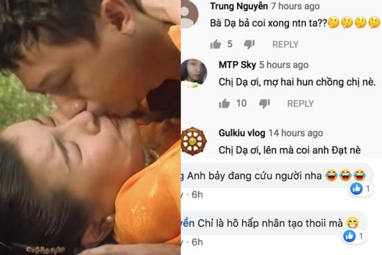 Nhìn Hứa Minh Đạt hôn Cao Thái Hà, dân tình tự hỏi đang thổi bong bóng hay hô hấp nhân tạo?