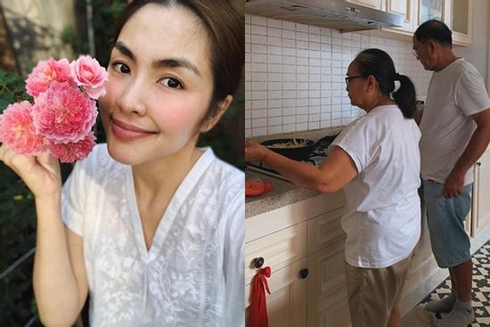 Tăng Thanh Hà được mệnh danh 'cô gái số hưởng' khi cả bố lẫn mẹ đẻ đều nấu ăn 'đỉnh kout'