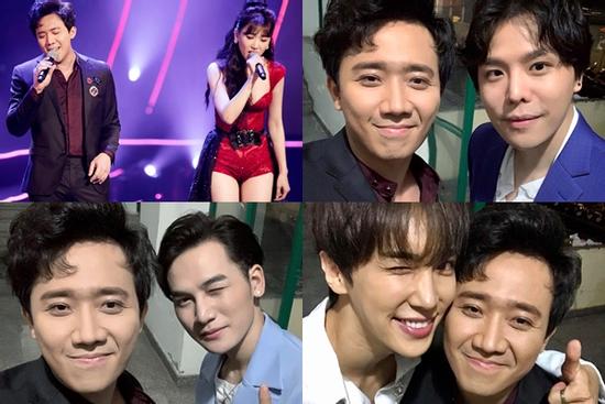 Trấn Thành tiết lộ 'bị trai đẹp bu vào' dù đang đi cùng bà xã Hari Won