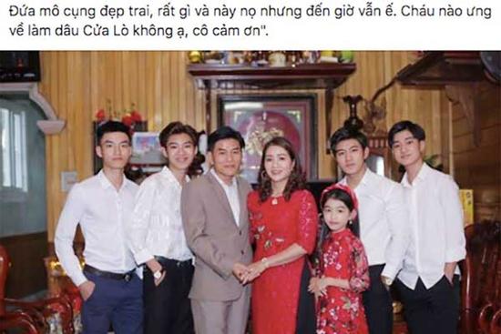 Bà mẹ Nghệ An thành tâm điểm chú ý khi đăng ảnh 4 cậu con trai 'đẹp như tranh vẽ' nhưng vẫn ế lên mạng để tuyển dâu