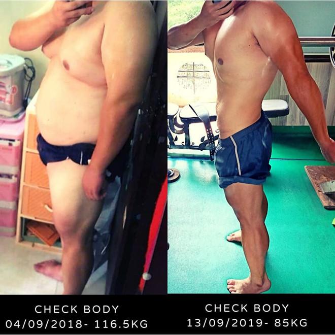 Bố giảm hơn 30kg khi bị con gái không cho đưa vào lớp vì quá béo-1