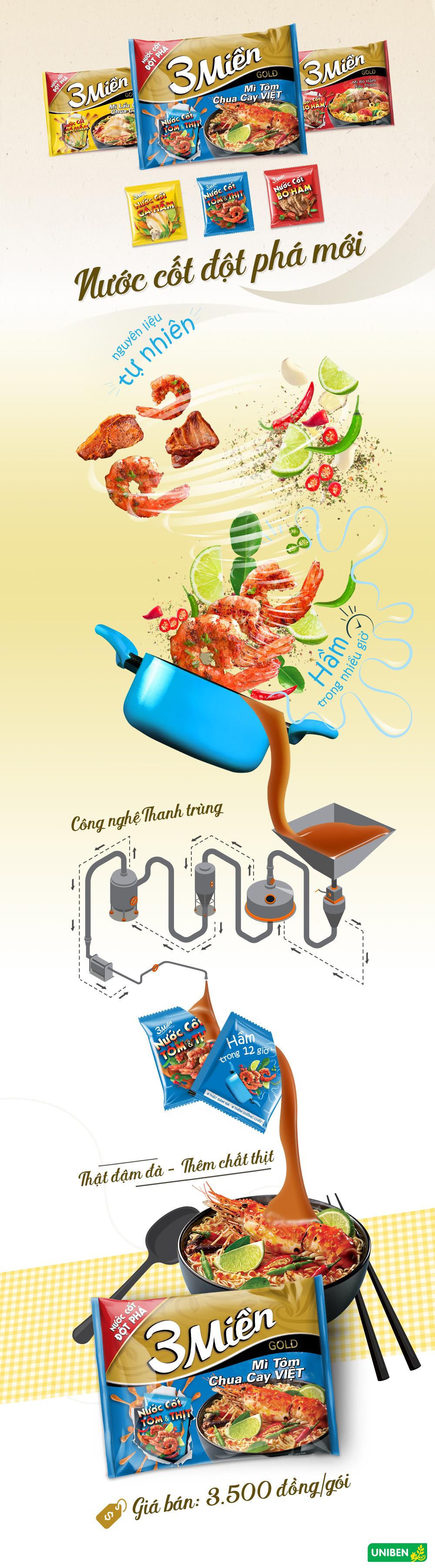 Mì 3 Miền tiên phong với công nghệ nước cốt đột phá-1