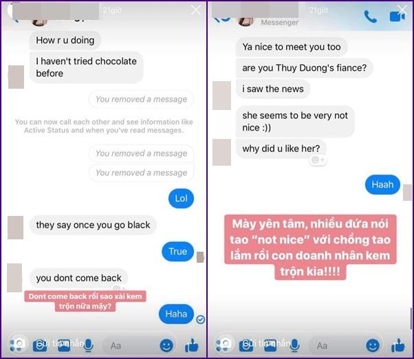 Bị doanh nhân kem trộn mồi chài chồng sắp cưới, ác nữ Thùy Dương công khai hết tin nhắn với thái độ cực căng-2