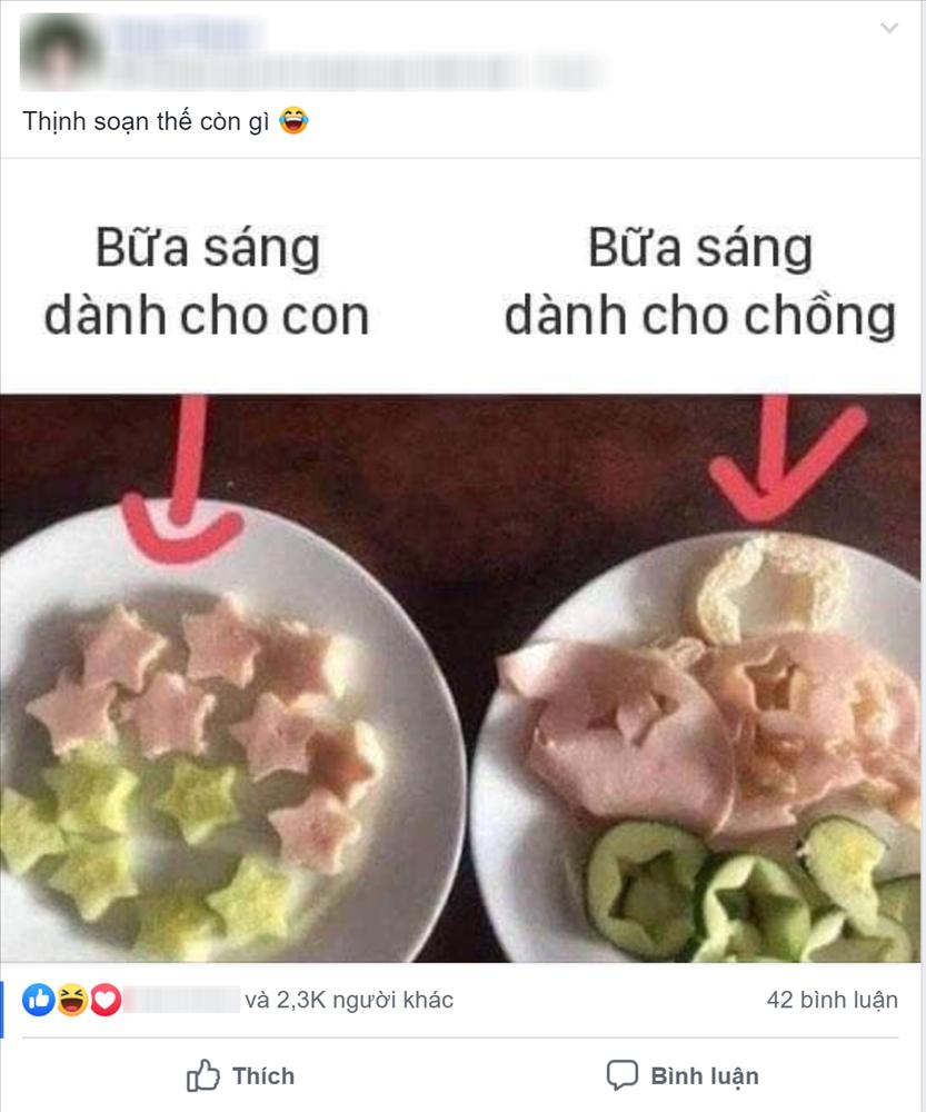 Khoe bữa ăn sáng chuẩn bị cho chồng và con, cô vợ trẻ làm dân mạng phì cười vừa thương vừa thấy hợp lý-1