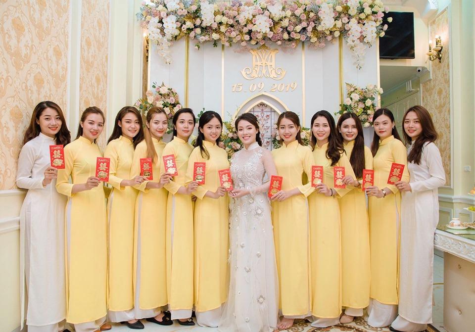 Cận cảnh lễ ăn hỏi đẹp như cổ tích của nữ giảng viên xinh đẹp Âu Hà My và bạn trai hotboy-1