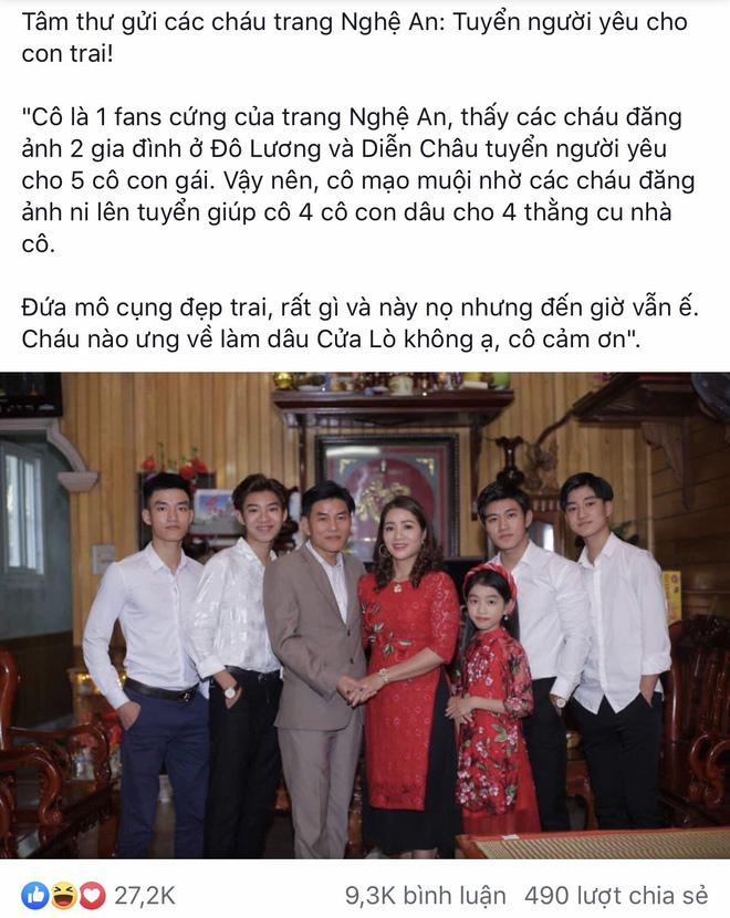 Sự thật ít người biết về câu chuyện tuyển vợ cho 4 con trai hotboy ở Nghệ An-1