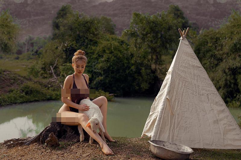 Ngân 98 lên tiếng khi bị chê bôi bẩn Vũng Tàu với bộ ảnh thiếu vải-2